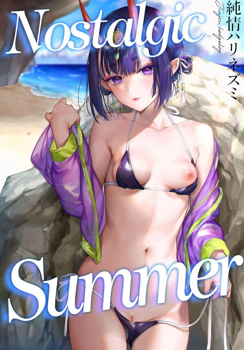 à¸«à¸™à¹‰à¸²à¸£à¹‰à¸­à¸™à¸à¸±à¸šà¸Šà¸¹à¹€à¸—à¹‡à¸™ (C100) [Junjou Harinezumi (Kaguyuzu)] Nostalgic Summer (Fate Grand Order)