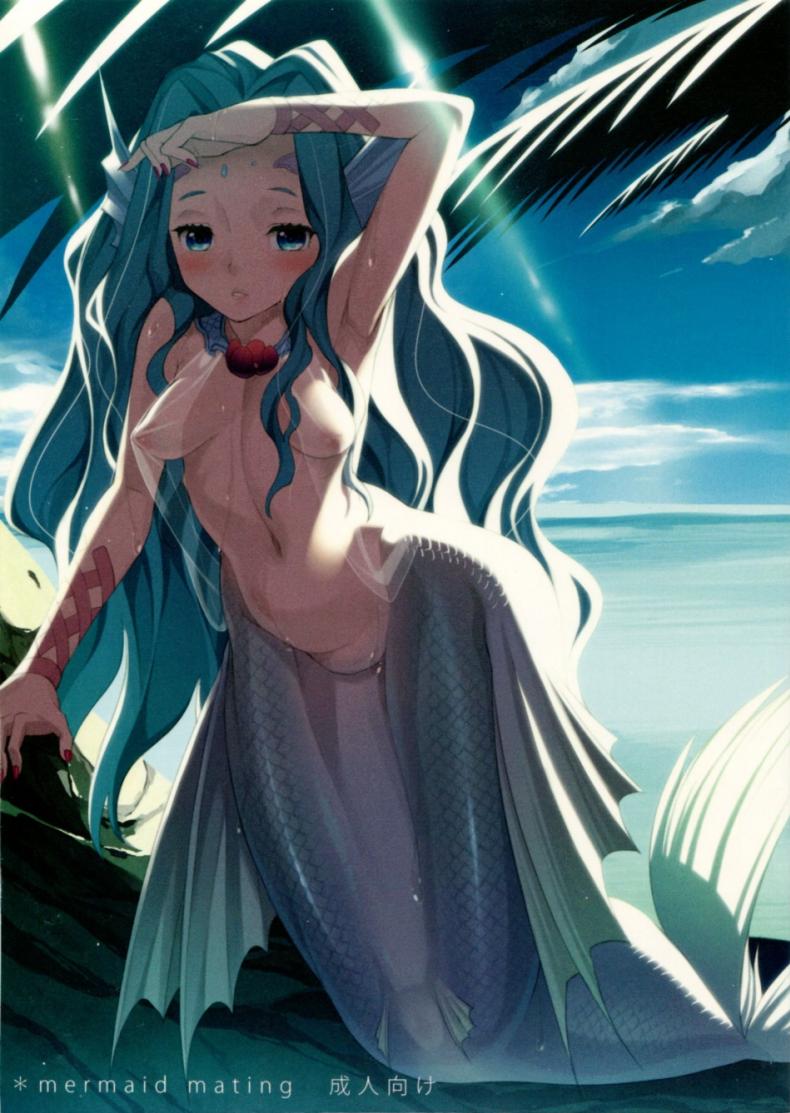 à¹€à¸‡à¸·à¸­à¸à¸ªà¸²à¸§à¸­à¸¢à¸²à¸à¸•à¸±à¹‰à¸‡à¸—à¹‰à¸­à¸‡ (C84) [Erdelied (Nenemaru)] mermaid mating